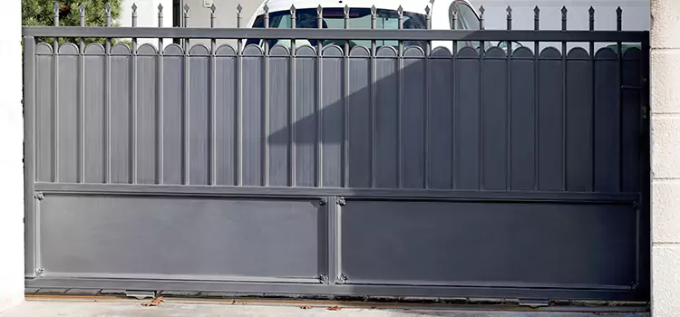 Metal Driveway Gate Installation Johnson City