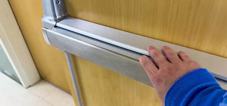Installing a Push Bar on a Door Johnson City